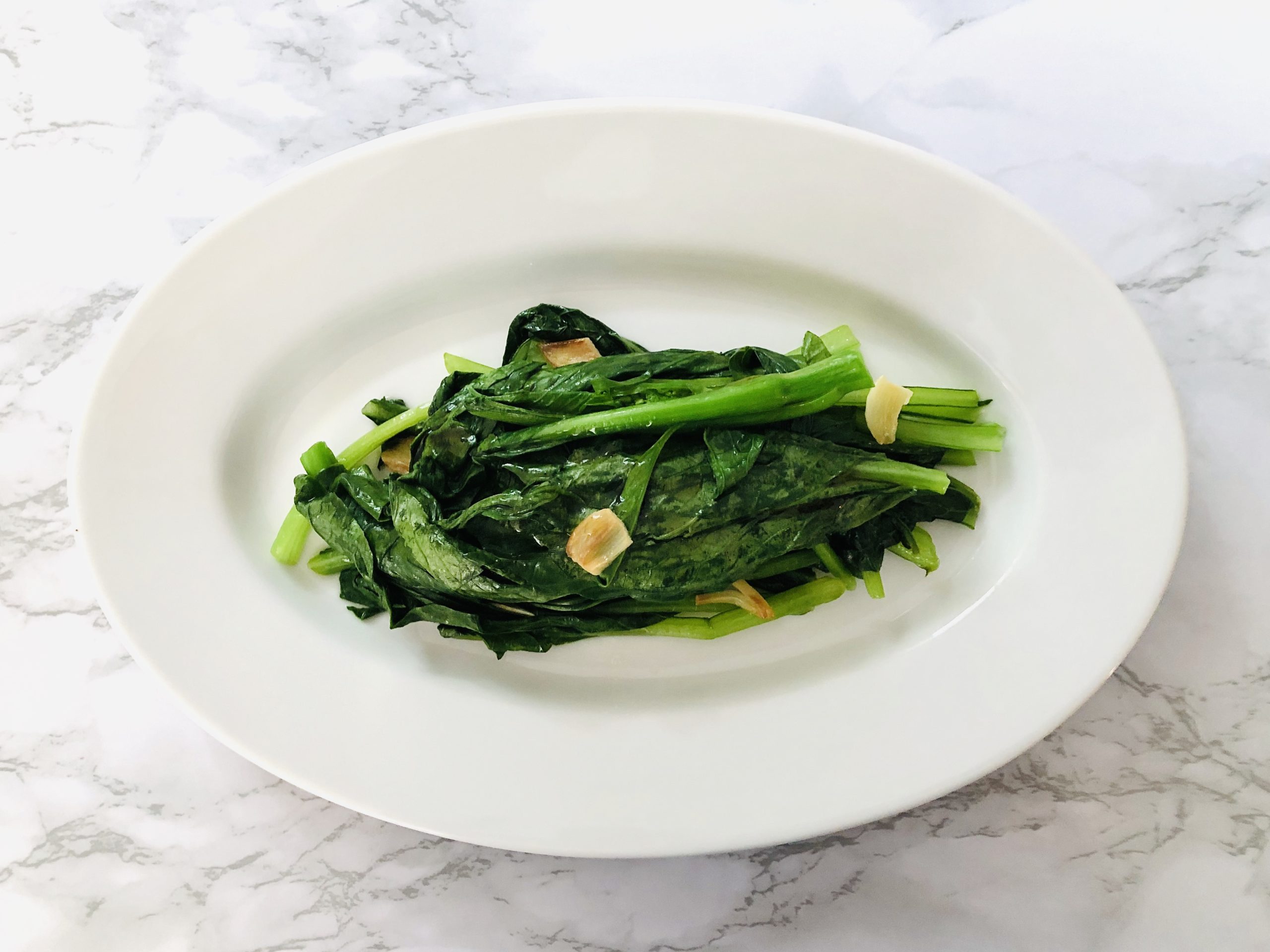 Sautéed Garlic Yu Choy – Sometimes Good Wife